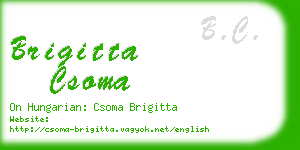 brigitta csoma business card